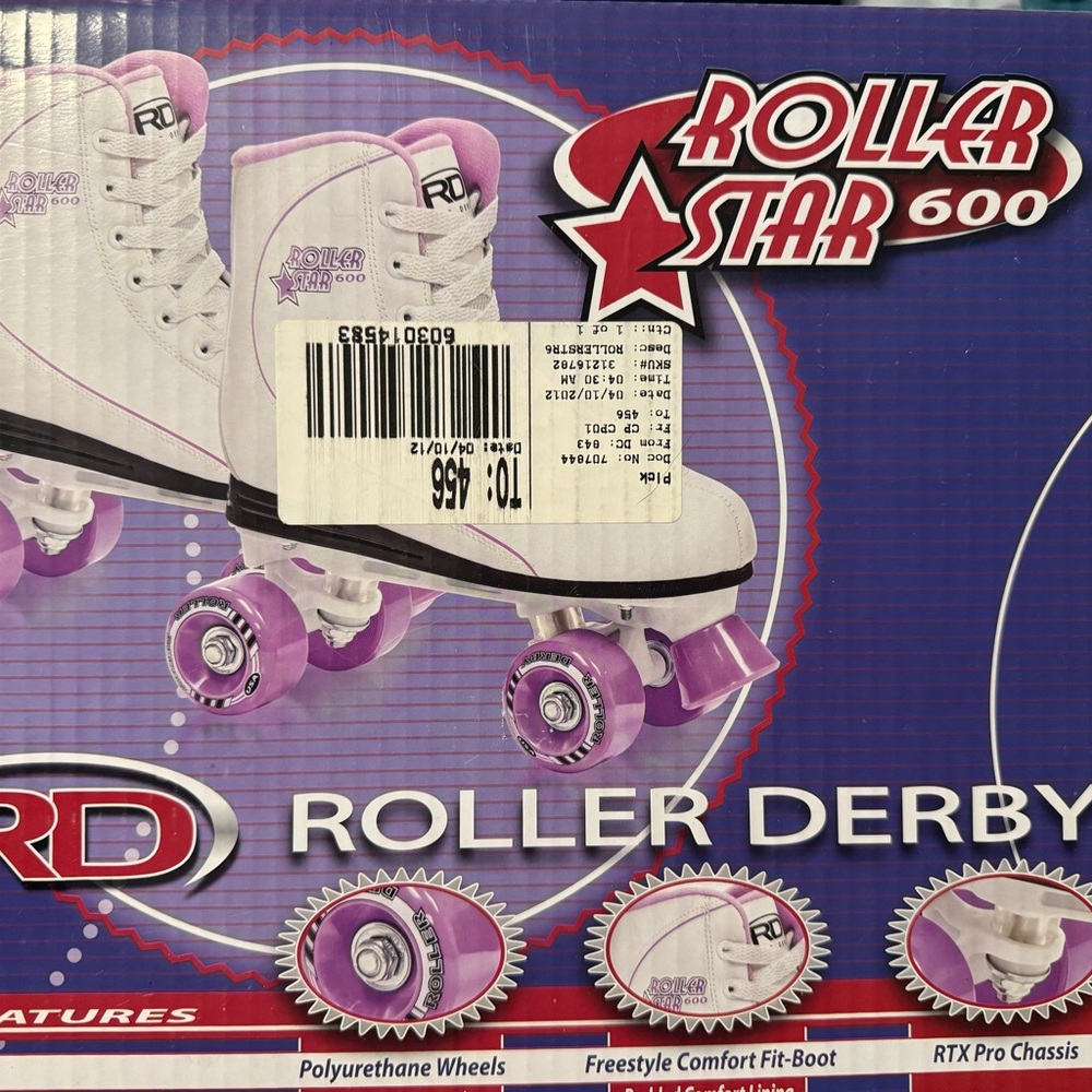 Roller Derby Women's Roller Skates - White and Purple